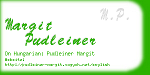 margit pudleiner business card